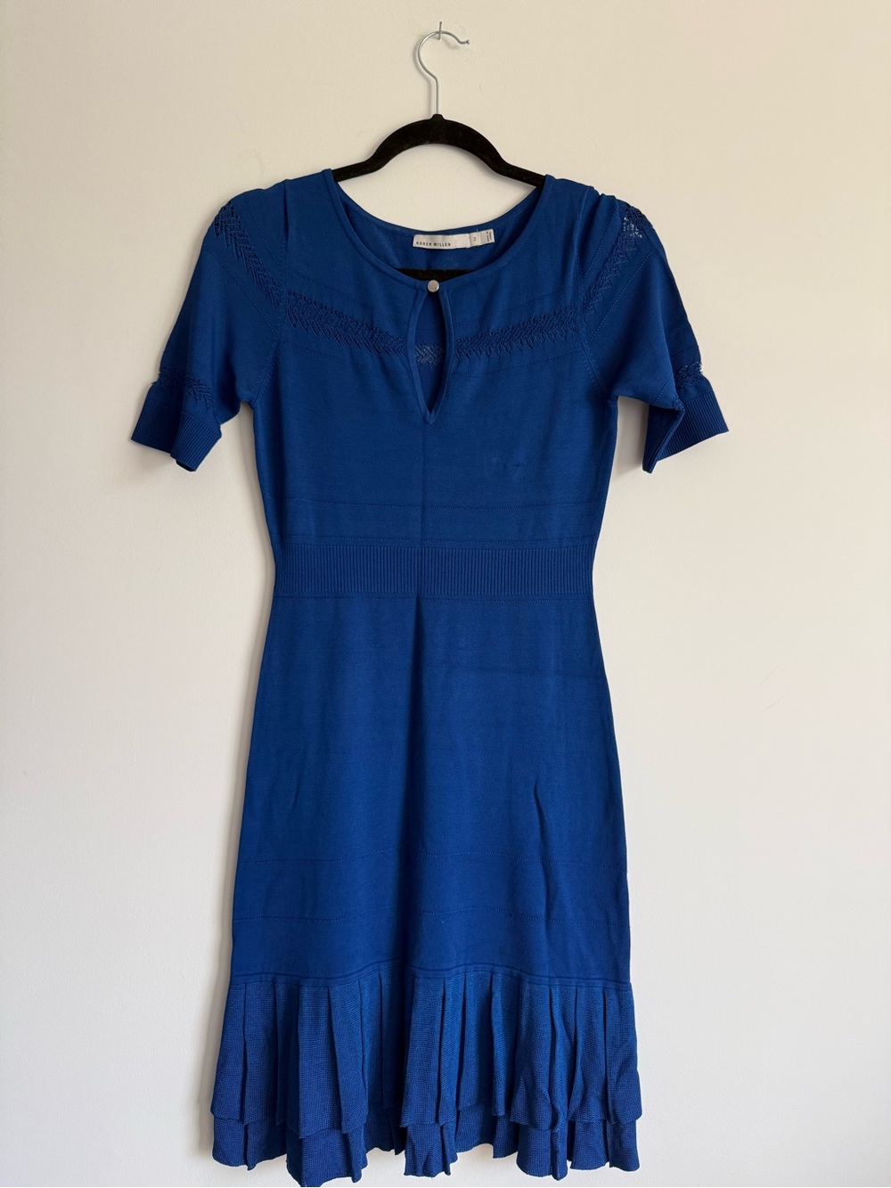 Karen Millen cobalt blue cocktail dress